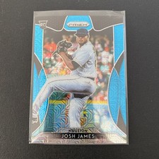 2019 Panini Prizm Baseball Josh James RC Blue Mojo Prizm /399 #160 NA
