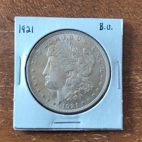 1921 Morgan $1 Silver Dollar Coin Uncirculated Uncertified .900 Fine Silver
