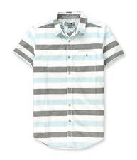 Red X Mens Stadium Pocket Button Up Shirt, Multicoloured, Small