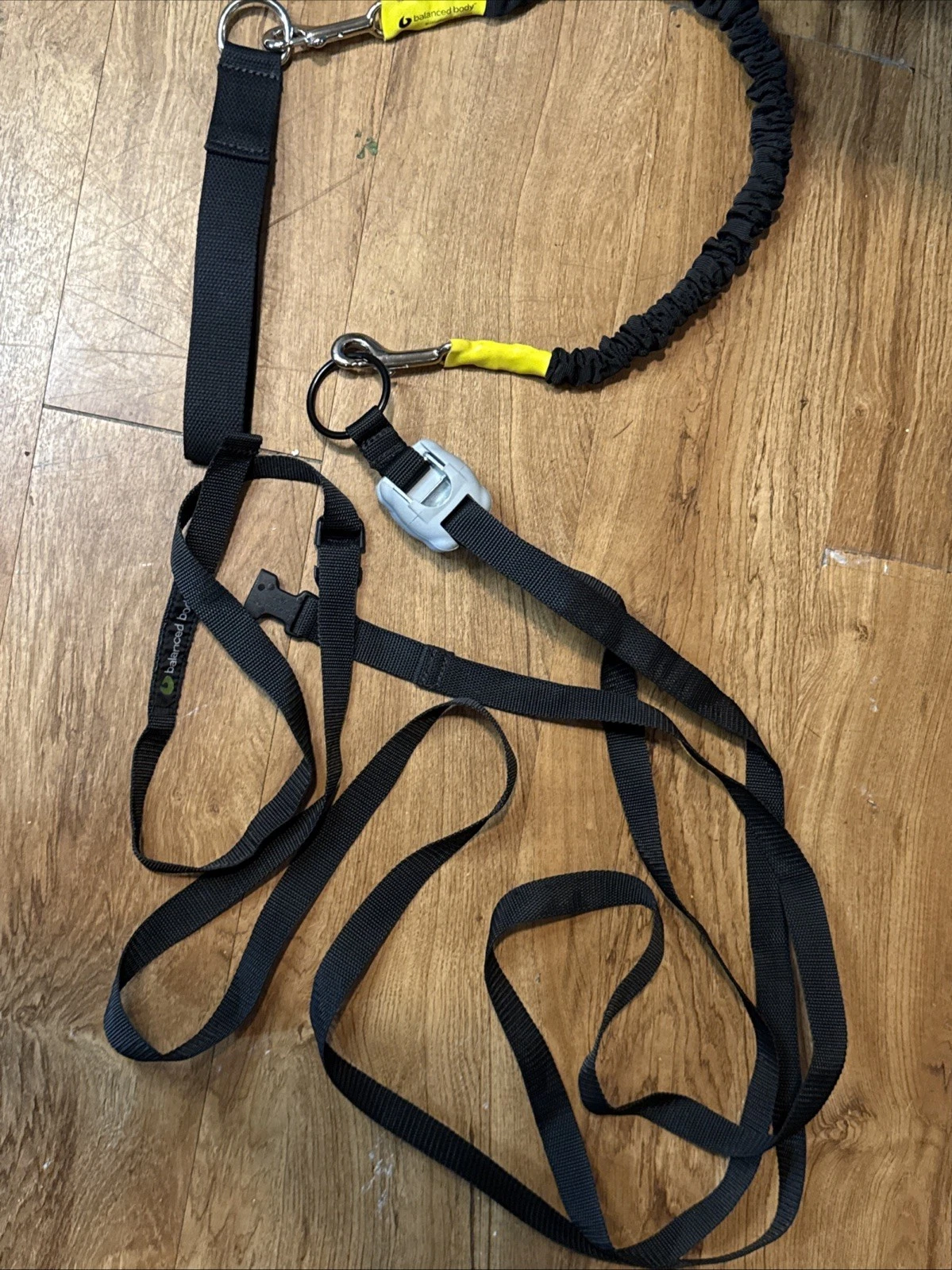 Exercise Band With Elastic And Bungee Cord , Adjustable Strap, OVER 11ft LONG