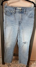 Madewell The Perfect Vintage Crop Jean-Women  s Size 28-measures 29  x26  
