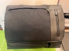 Tumi Top Of The Line Expandable Computer Bag Ballistic Nylon & Lather Versatile