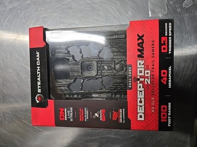 Stealth Cam Deceptor Max 2.0 No Glo Cellular Trail Camera (STC-DCPTRX2)