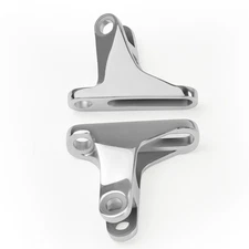 Rear Passenger Footpegs Clamps Mounts For Harley Street Glide Road King Glide