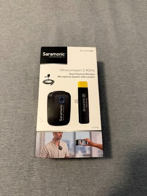 Saramonic Blink 500 B3 TX+RX 2.4GHz Micro-Wireless Lavalier System | BLINK500B3