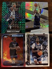 Naz Reid 4 Card LOT! Green Prizm / Astro / Holiday - Minnesota Timberwolves