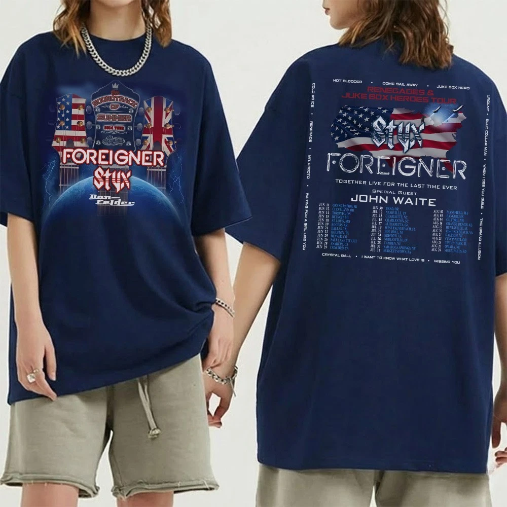Styxs Tour 2026 Shirt Vintage Classic Rock Concert Graphic Tee