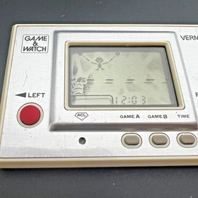 Vintage 1980 Nintendo Game & Watch Vermin MT-03 Silver Series Tested Working MIJ