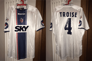 Maglia bologna troise macron nr 4 sky Maglia bologna troise macron nr 4 sky