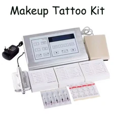 Permanent Makeup Tattoo Kit Nouveau Contour Style Eyebrow Rotary Tattoos Machine