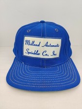 Vintage New Era USA MADE Midland Automatic Sprinkler Patch Trucker Hat Snapback