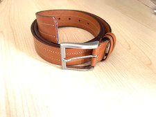 Cintura Uomo CM 130 Made in Italy in Vera Pelle  100% cuoio Max boy