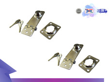 Marine Stainless Steel 316 Lockable Hasp and Staple Boat 256-03036-00 x2PCS