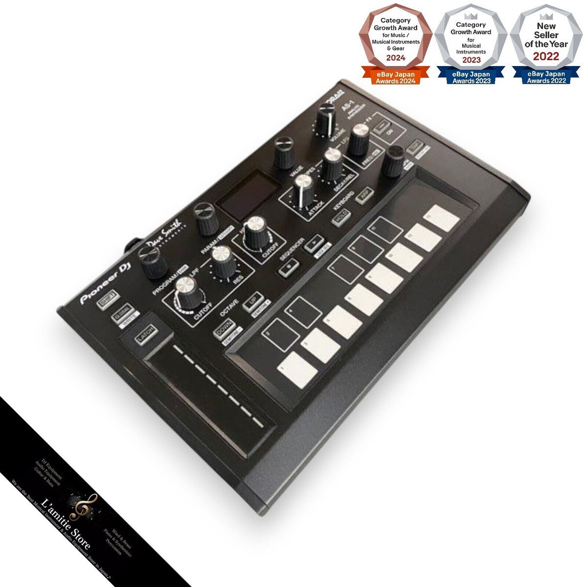 Pioneer DJ TORAIZ AS-1 Monophonic Analog Dave Smith Synthesizer