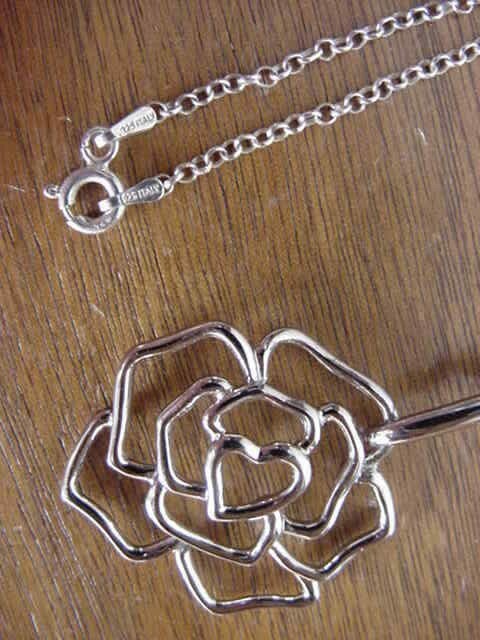 SOLID STERLING SILVER,925 MODERN HEART DESIGN PEN… - image 4