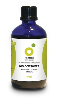 ORGANIC HERBAL REMEDIES Organic Meadowsweet Tincture 100ml