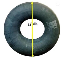 Tube In a Box Swim and Snow Tube, 32" XS for kids 50 to 90 lbs New Damaged Box