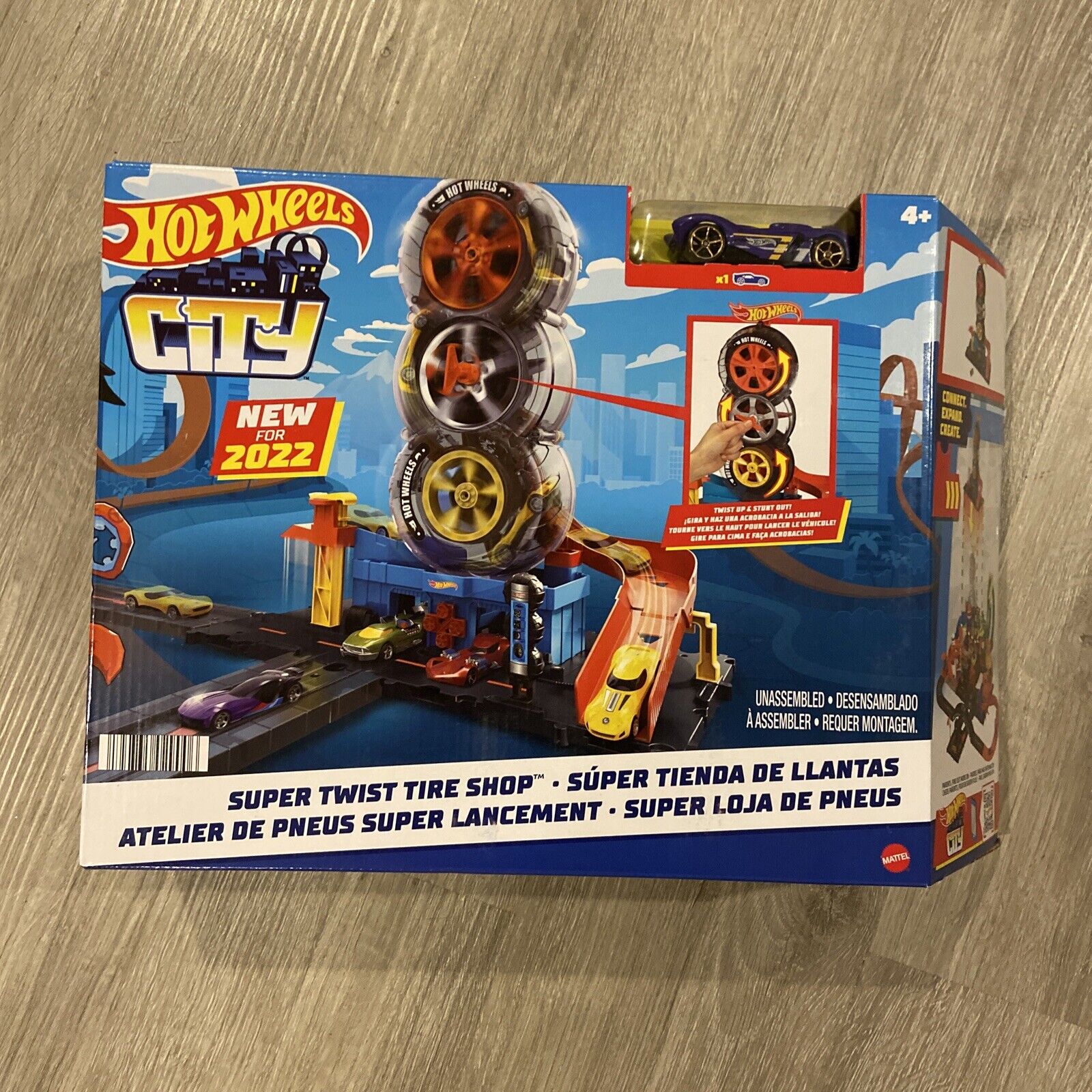 Pista - Hot Wheels - Super Loja De Pneus City - HDP02 - MATTEL