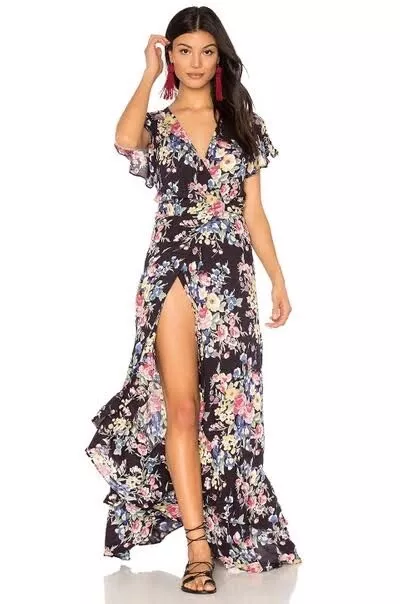 Auguste the top label wrap dress