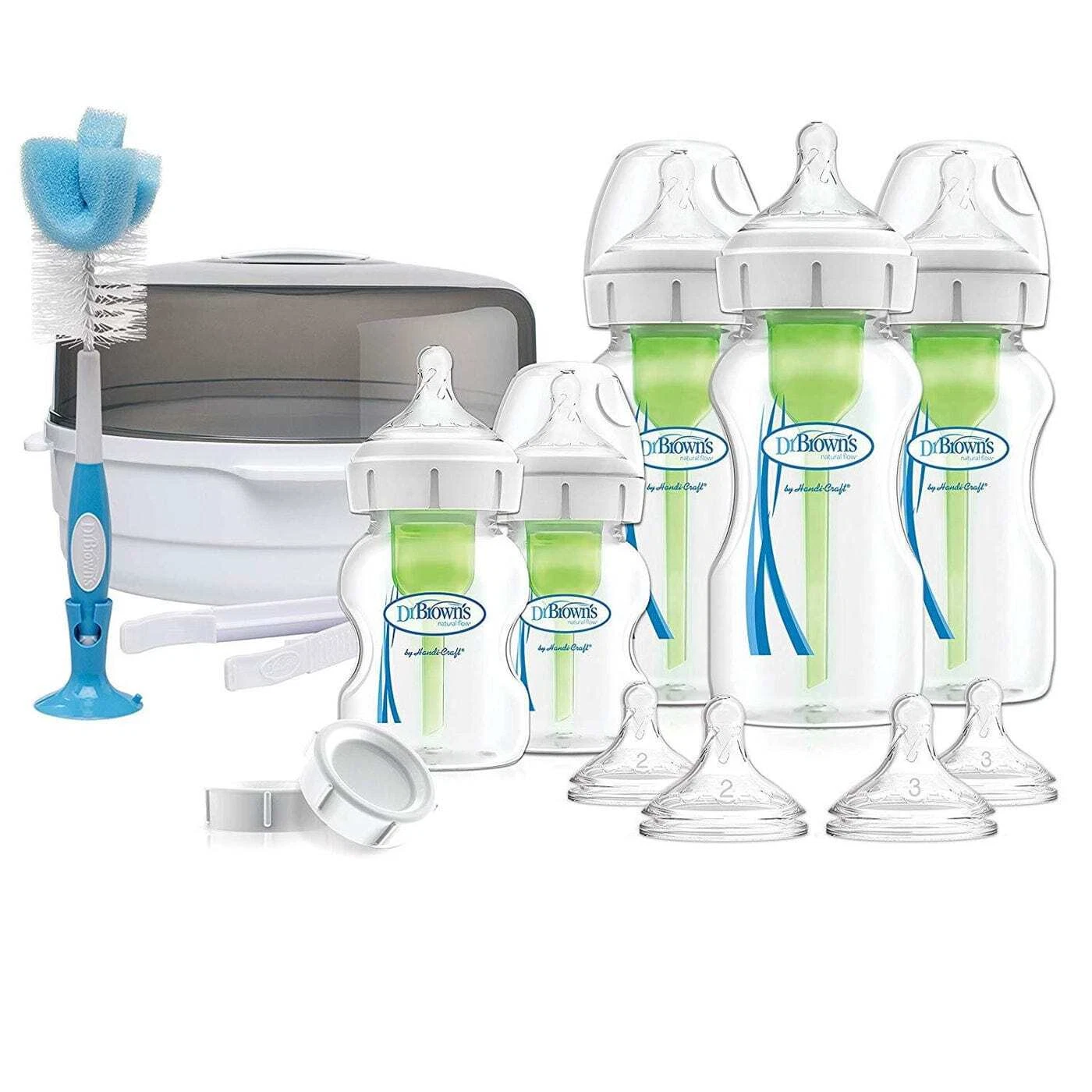 Dr. Brown’s Options Newborn Gift Set Baby Bottle Feeding 0m+ NEW