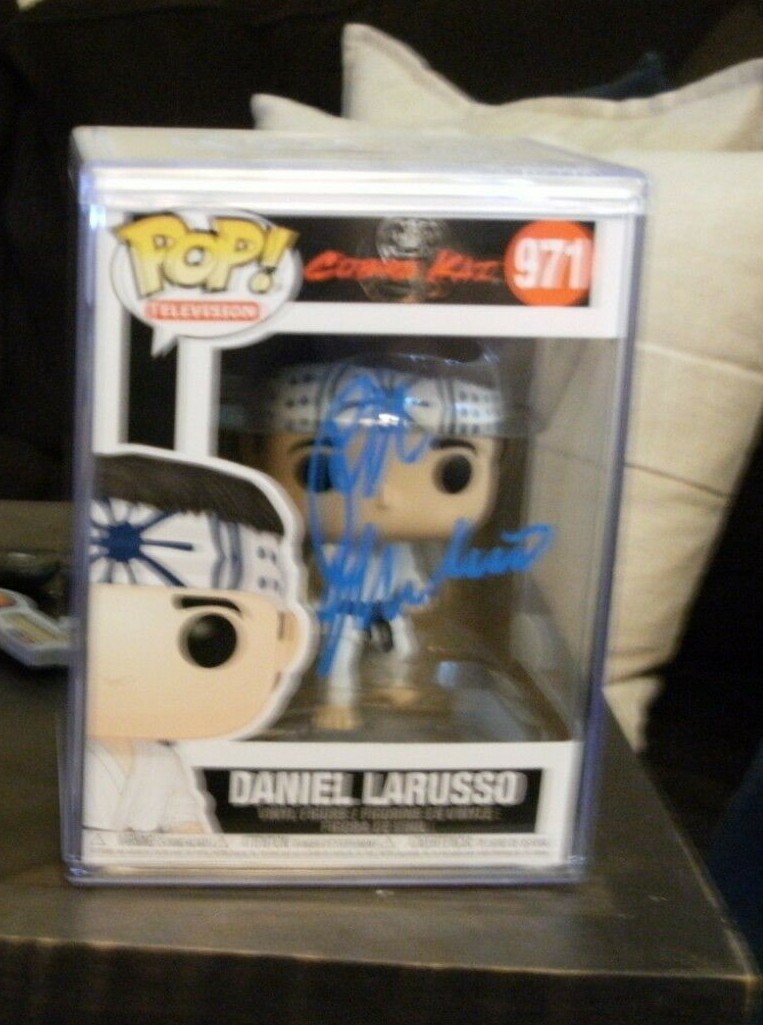 Ralph Macchio Signed Karate Kid Daniel Larusso Cobra Kai Funko Pop