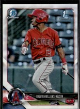 2018 Bowman Chrome Refractors Drevian Williams-Nelson #BDC-77 2 Card Lot
