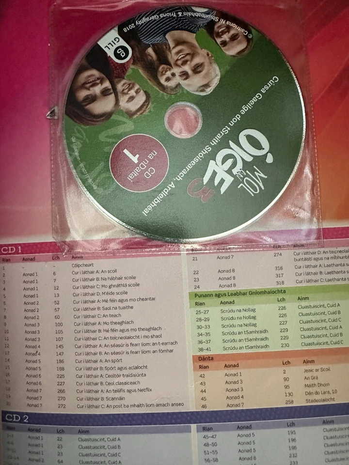 Mol an Oige 3 Junior cert Irish - Textbook & Workbook Set (2018) **USED** - Image 2 of 4