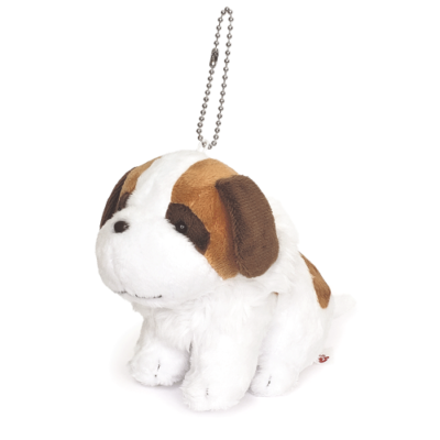 作家　heidi. ぬいぐるみ 犬 Heidi Girl of the Alps Joseph Dog Mini Plush w/ Ballchain Japan