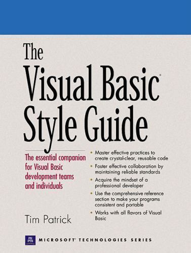 Prentice-Hall Series on Microsoft Technologies: Visual Basic Style ...
