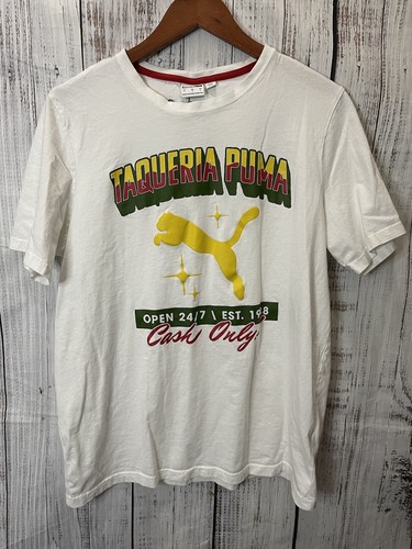 Puma Taqueria Cash Only White Green 