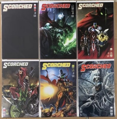 Scorched #6 7 8 9 10 13 * Spawn * Variant Covers * Todd McFarlane *Image Comics