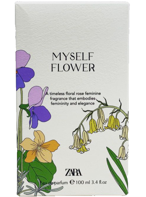Zara Myself Flower Spray Eau De Parfum Woman EDP Fragrance