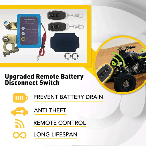 Car Battery Switch Disconnect Power Kill Master Isolator Cut Off Remote Control - Bild 8 von 12