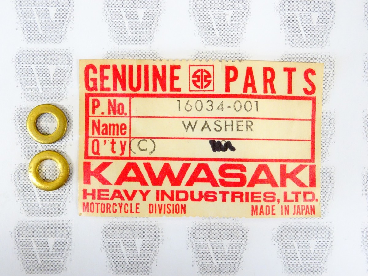 その他 No.88 Kawasaki NOS NEW 16034-001 Main Jet Washer (2) H1 H2 S1 S2 S3 A1