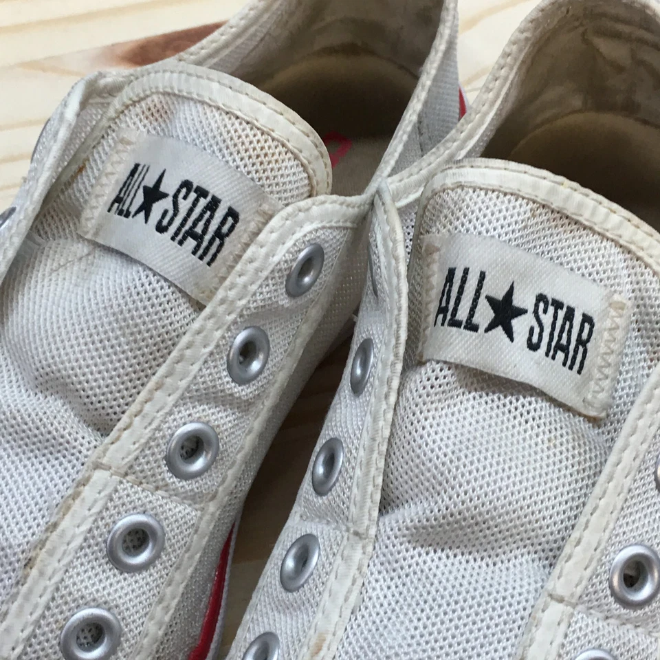 Converse туфли женщин 7 Chuck Taylor все звезды поскользнуться на кроссовок белый сетки низкий верх - Изображение 4 из 4