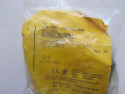 TURCK SENSOR BI10U-MT30H-AP6X2-H1141/S1589  P/N 1636291 UNUSED SEALED PACKAGING