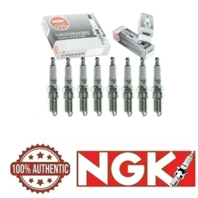 8-New NGK V-Power Copper Spark Plugs BKR6EK #2288 Made in Japan