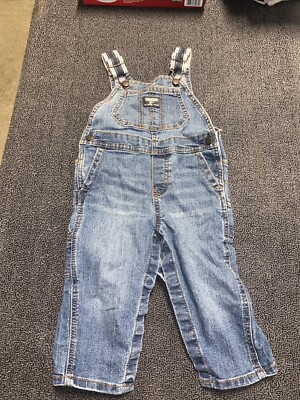 Vintage OshKosh B'gosh Baby Denim Overalls -18M 008