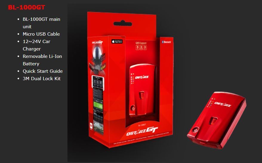 Qstarz BL-1000GT 10HZ GNSS BLE Racing GPS Logger / Recorder (IOS / Android)