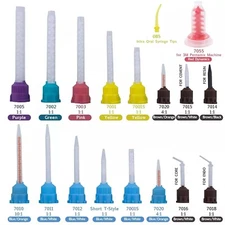 Dental Mixing Tips for Impression Material C&B Cements Temporary Crowns