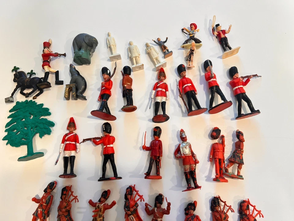 Lote de soldados de plástico vintage Lone Star British Harvey Series - Imagem 3 de 4