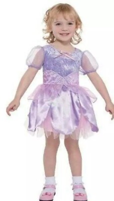 PURPLE PIXIE FAIRY PRINCESS DRESS HALLOWEEN COSTUME SIZE 4-6 YEARS TOTALLY GHOUL