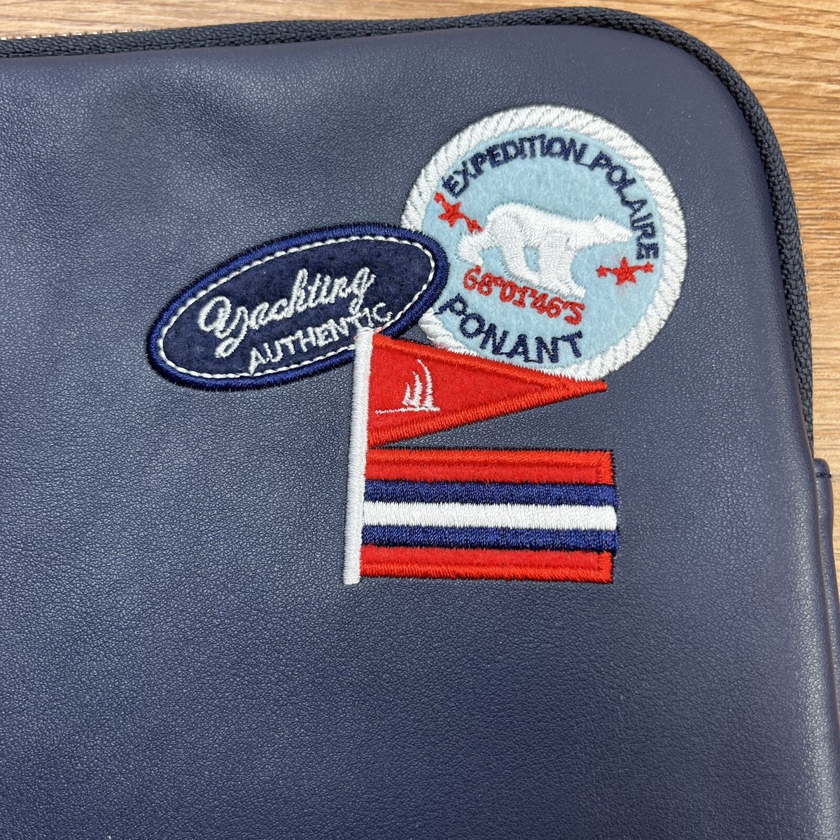 Ponant Yachting Cruise Zip Bag Navy Blue NEW | eBay