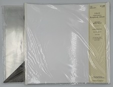 The Paper Studio 12x12 Strap Hinge Scrapbook Refill Pages 20  Protectors 21 