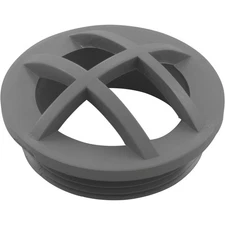 Grate, Hayward, 1-1/2" Male Pipe Thread, Inlet Fitting, Dk Gry : SP1026DGR