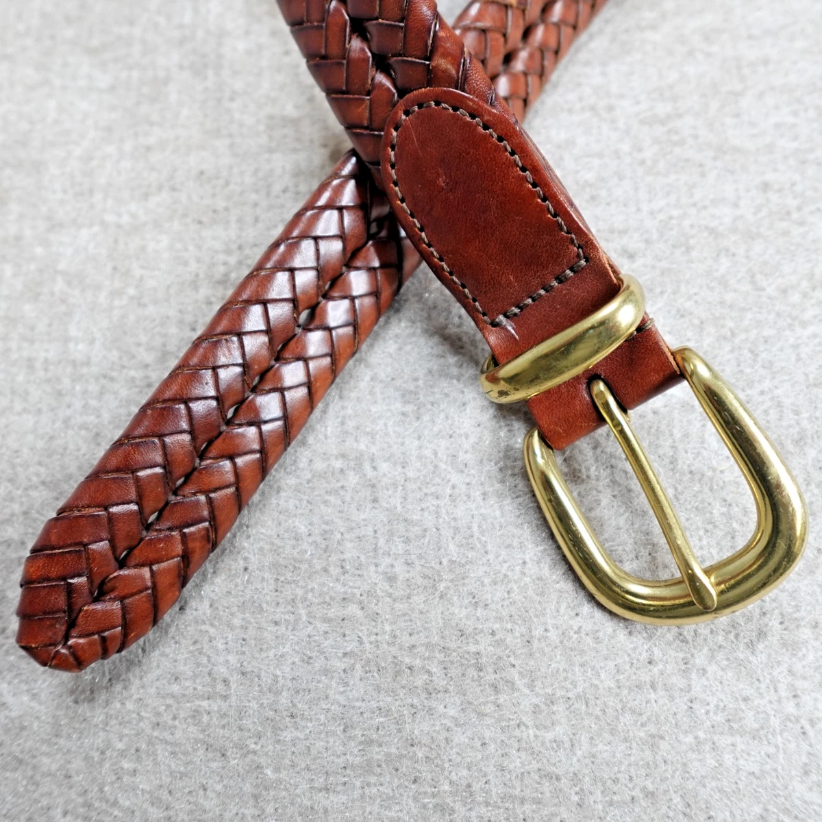 VINTAGE COACH leather braided classic work wear belt 40 Coach Braided Belt - Etsy main image 4