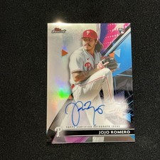 2021 Topps Finest Finest Auto JoJo Romero #FA-JRO Rookie Auto RC