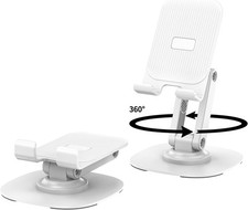 360 Rotating Cell Pe Stand for Desk, Adjustable Foldable Pe