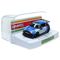 Mini Cooper F56 Bradley Gravett 2024 Slot 1:32 Scalextric Slot -D- Neues Modell
