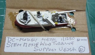 Wind Turbine Support Vessel by DC Models Scale 1/1250  Ship Model